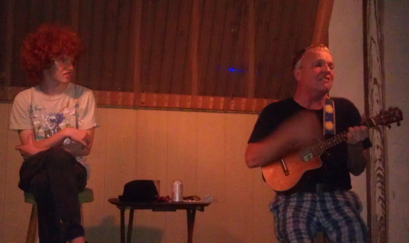 Randall Wheatley with  son Q